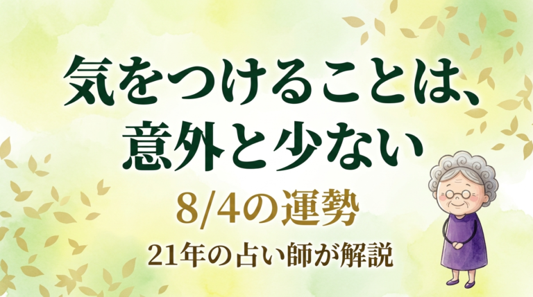 注意点が多く見える火曜日、実際に気をつけることを21年の占い師が解説する記事のアイキャッチ。